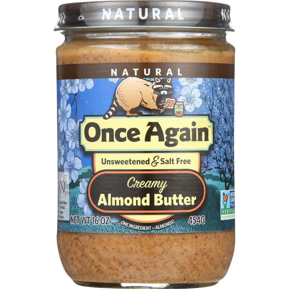 Once Again Almond Nut Butter, Smooth, 16 Oz (Pack Of 6)