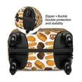 thumbnail image 4 of Balery Luggage Cover Coffee Bun Hot Dog Print Suitcase Covers for Luggage Elastic Washable Suitcase Protector Fits 18-32 Inch Luggage-Medium, 4 of 9