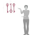thumbnail image 2 of Antique Skeleton Keys Removable Home Wall Decal Stickers, 2 of 4