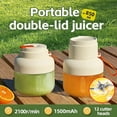 thumbnail image 3 of Licuadora Portátil para Batidos con 12 Cuchillas, Botella Agitadora, Exprimidor de Frutas para el Hogar, Recargable, Herramienta de Cocina C, 3 of 5