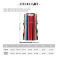 thumbnail image 4 of Naloa Mexican Serape Blanket Stripes Basketball Jersey Reversible Men's Mesh Athletic Sports Shirts Training Practice S-4XLMedium, 4 of 6