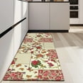 thumbnail image 4 of Pioneer Flower Floral Print Pattern Kitchen Rug Mat,Kitchen Runner Rugs Non Skid Washable,Decorative Kitchen Floor Mats for Kitchen,Sink,Laundry,17"X47", 4 of 5