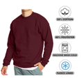 thumbnail image 3 of Men's Crew Neck Fleece-Lined Pullover Sweater (S-2XL), 3 of 4