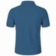 thumbnail image 5 of pstuiky camisetas para hombre, Camisa de manga corta con cuello vuelto, versátil, de color liso y estilo informal para hombre camisas casuales para hombre xxxl, 5 of 5