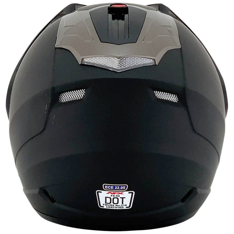 AFX FX-50 Open Face Motorcycle Helmet, Flat Black XXL, Poly-Alloy Shell -  Walmart.com