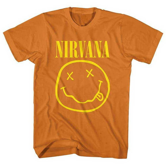 Nirvana Kids T-Shirt: Yellow Happy Face (7-8 Years)