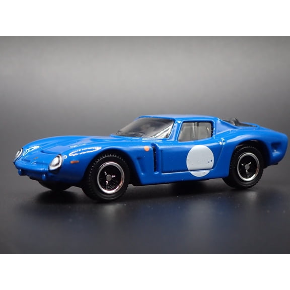 Open Box BIZZARRINI 5300 GT CORSA REVIVAL BLUE RARE 1:64 SCALE DIORAMA DIECAST MODEL CAR