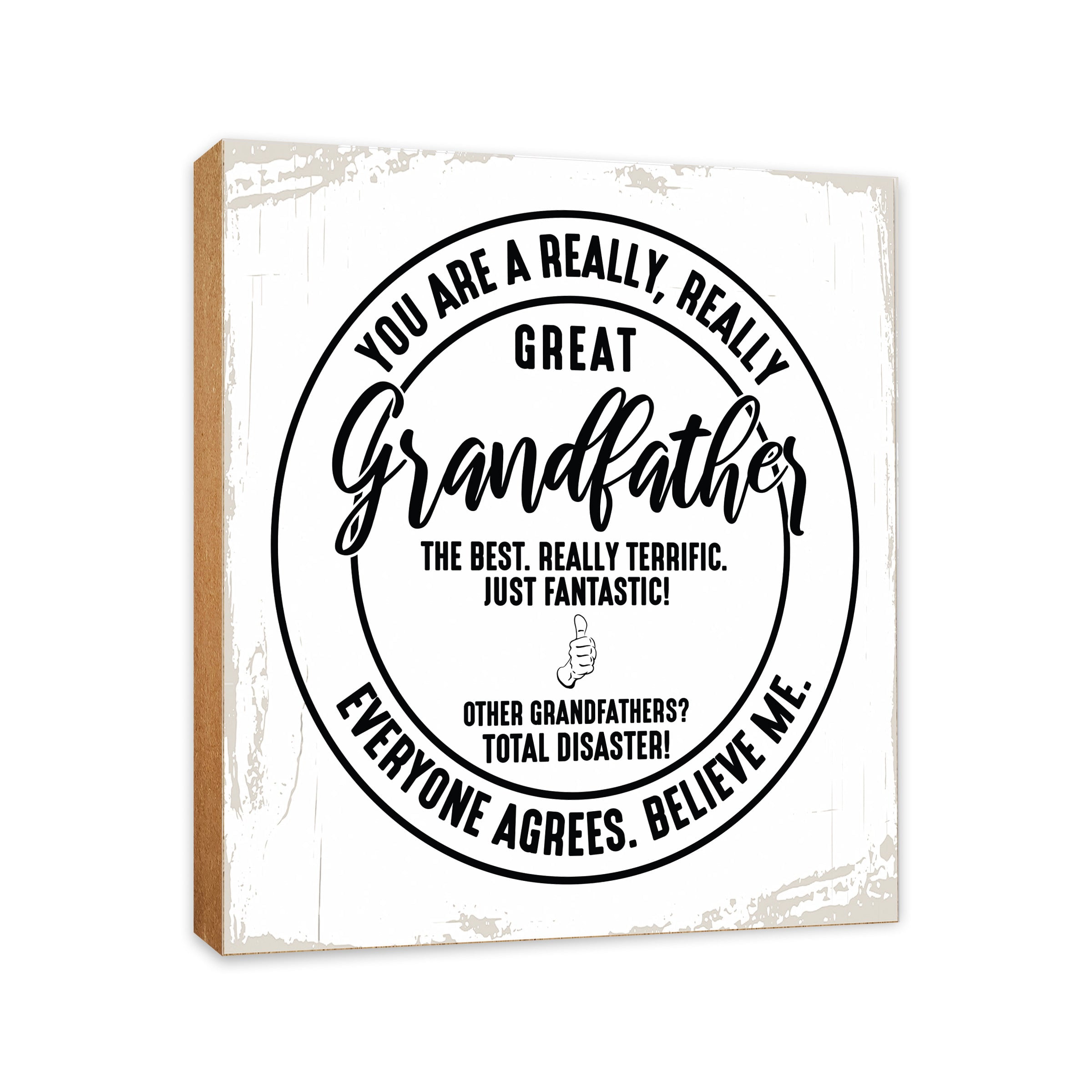 Lifesong Milestones Rustic Farmhouse Decor Tabletop Signs Gifts for