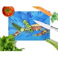 thumbnail image 2 of Carolines Treasures MW1163LCB Big Spash Crab In Blue Glass Cutting Board - Large, 2 of 2