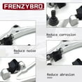 thumbnail image 3 of Frenzybro 10PCs Front Lower Control Arm Tie Rod Sway Bar Link Compatible With 2009 2010 2011 -2014 Nissan Murano Suspension Kit, 3 of 5
