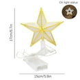 thumbnail image 3 of Christmas Tree Topper LED Glowing Star Tree Topper with Multi-Color Lights,Lighted Star Ornament for Christmas Tree Decoration Indoor and Outdoor Trees 6.6X5.9 inches, 3 of 5