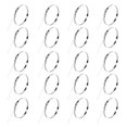 thumbnail image 1 of Bridas resistentes para exteriores, 100 unidades, de acero inoxidable, con cierre automático y cremallera metálica., 1 of 6
