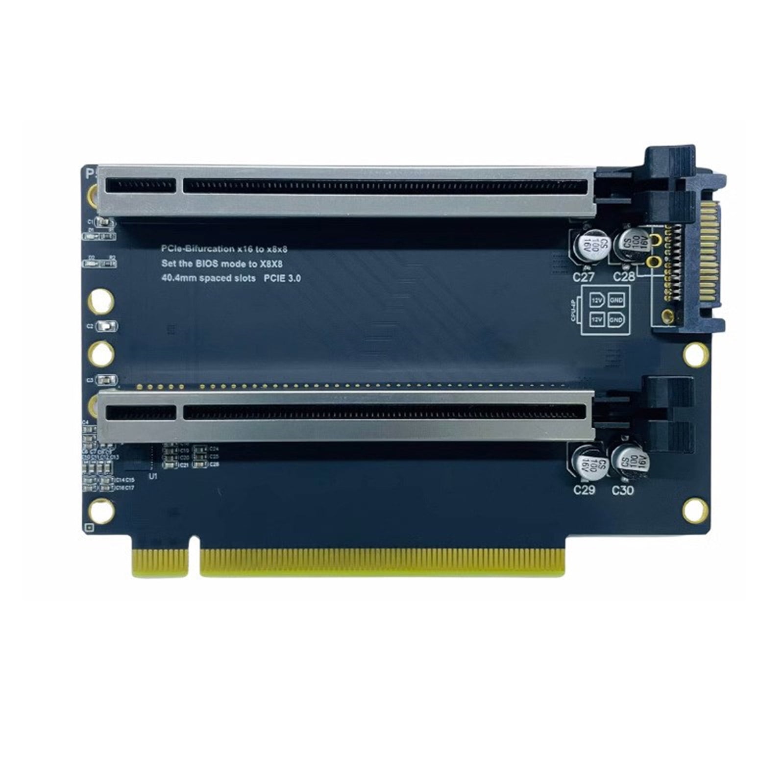 ASUS, Hyper M.2 X16 PCIe 4.0 Expansion Card, supports 4 NVMe SSDs