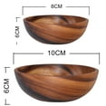 thumbnail image 7 of Cheers.US Wooden Salad Bowl with Servers, Large Acacia Bowl, Decorative Gift, Handmade Carved Wood, Food Safe Toxin Free Serving Dish, Fruit, Soup & Pasta Bowl, 7 of 7