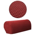 thumbnail image 3 of CHOK 2024 Housses d'Accoudoirs de Sofa Lot de 2 Housses d'Accoudoirs de Sofa Protège-Meubles à Accoudoir Élastique Housses d'Accoudoirs Amovibles pour Canapé Housses d'Accoudoirs Antidérapantes Rouge, 3 of 7