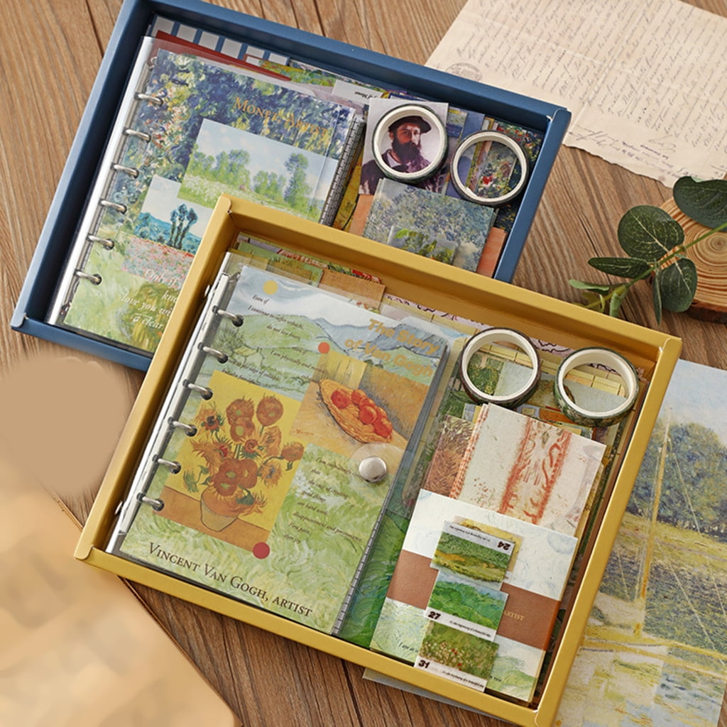 Journal Gift Set Notebook Stickers Bookmarks in Elegant Box for Creative Items