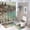 style-1393, variant on 4 Pcs Shower Curtain Sets Vintage Beach Scene Bathroom Shower Curtain Set with Rugs Summer Vacation Beach Bathroom Decor Sets for Bathroom Decor 72inch X 72inch