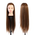 thumbnail image 1 of Cabeza De Entrenamiento para El Cabello Cabeza De Maniquí De Maquillaje Cabeza De Entrenamiento De Peluquería Cabeza De Muñeca De Cosmetología Rubio Marrón Dorado, 1 of 5