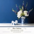 thumbnail image 2 of Spode Blue Italian Hexagonal Vase, 2 of 7