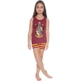 thumbnail image 1 of HARRY POTTER House Crest Cotton Tank Short Pajama 2pc Set (16, Gryffindor), 1 of 3