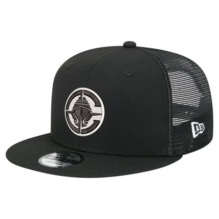 Men's New Era Black LA Clippers Meshback 9FIFTY Snapback Hat