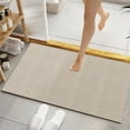 thumbnail image 2 of MERILER Luxurious Creamy Style Diatomite Mud Bathroom Mat: Quick-Drying, Super Absorbent, Non-Slip Floor Mat for Shower and Toilet, 2 of 7