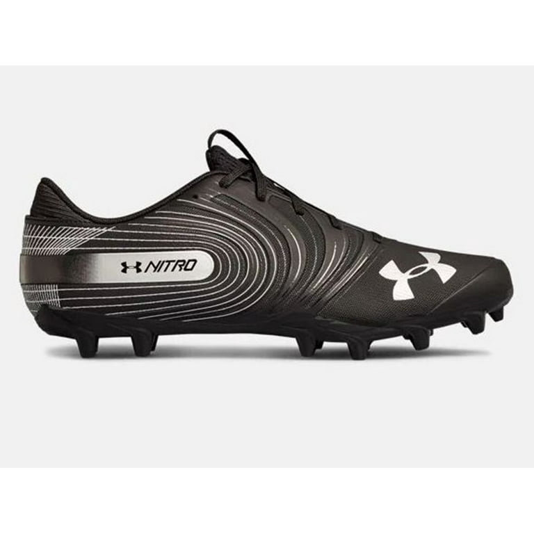NEW Mens Under Armour Nitro Low MC Football Cleats Black / White Size 15 M  - Walmart.com