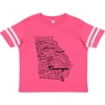 thumbnail image 3 of Inktastic Georgia State Word Salad Boys or Girls Toddler T-Shirt, 3 of 5