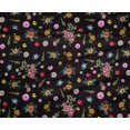 thumbnail image 4 of oneOone Polyester Lycra Black Fabric Florals Sewing Material Print Fabric By The Yard 56 Inch Wide, 4 of 4