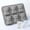 Gray, variant on Mini Cow Shaped Food Grade Silicone Ice Mold, Reusable Decorative Cattle Ice Tray for Whiskey, Cocktails and Party Beverages