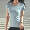 thumbnail image 7 of Turilly Womens Blouses And Tops Dressy Fashion T-Shirt Women's Short Sleeve Blouse Round Neck Casual Tops Sweatshirt, 7 of 7