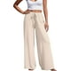 thumbnail image 1 of WILLBEST Pantalones Casuales para Mujer, Cómodos, para Uso Diario, elegantes, con Cordón, Corte Recto, Ideales para Primavera y Verano con Camisetas. Extra Grande, 1 of 4