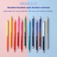 thumbnail image 6 of Fluorescent Professional Coloring Pencil,Erasable Colored Pencils,Double-Ended Erasable Pencils Pre-Sharpened Art Pencils for Drawing Checking Map Coloring Tests Grading(12Pcs), 6 of 9