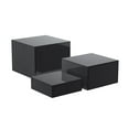 thumbnail image 2 of QualitChoice 3Pcs Buffet Risers Food Riser for Buffet Table for Figures Cosmetics Cupcake black black, 2 of 6