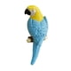 thumbnail image 3 of Estatua de pájaro en miniatura creativa para decoración de loros en el jardín o en el interior. Azul, 3 of 7