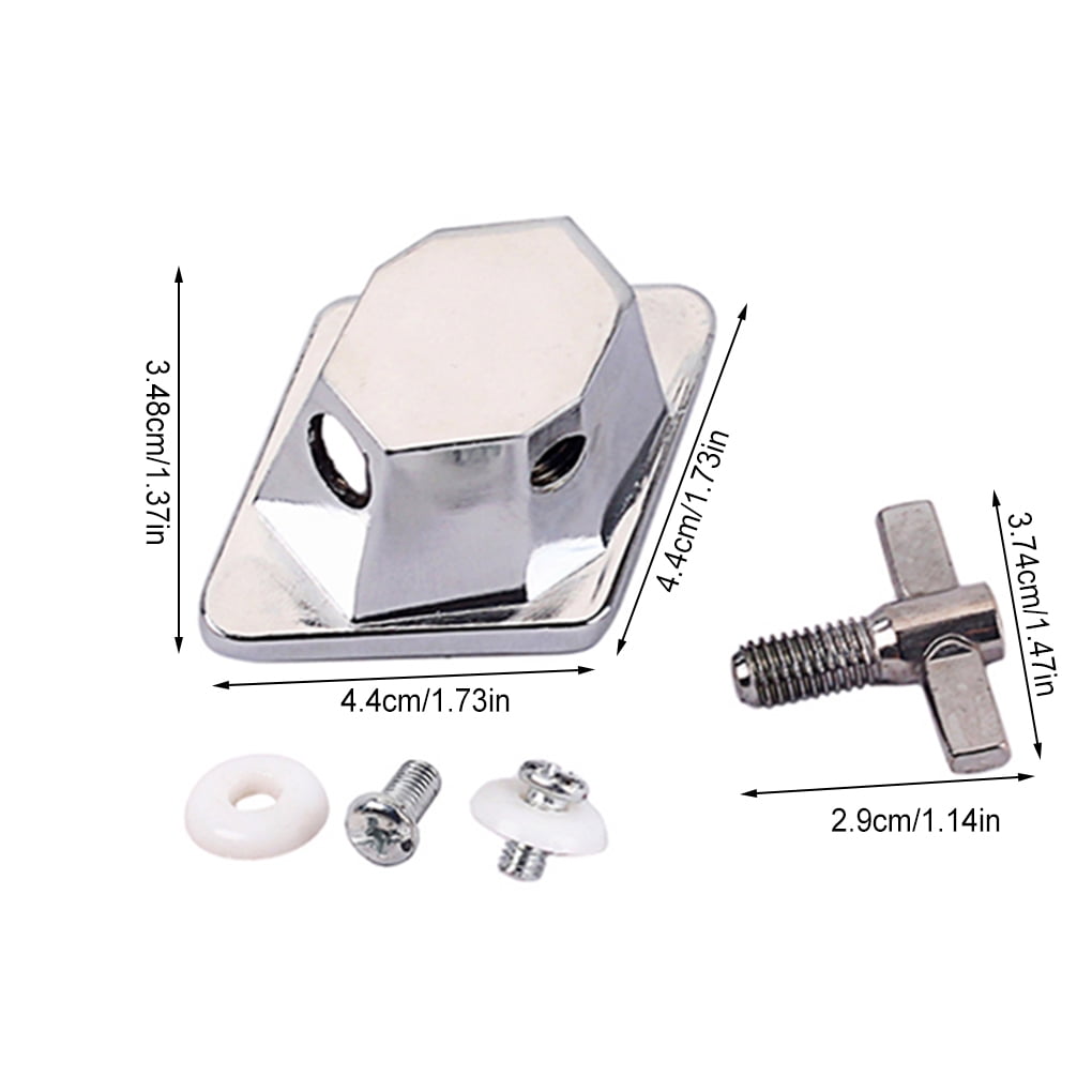 3 Pièces en Alliage d'Aluminium Alliage de Plancher de Tambour; Qui Est Support de Jambe Portable Professionnel Percussions Instruments de Remplacement Tambours Composants