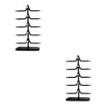 thumbnail image 1 of Wosthever 5 Pair Display Rack Eyeglass Glasses Stand Organizer Type1, 1 of 1