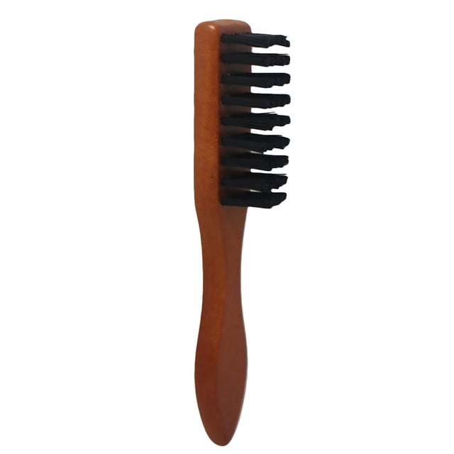 Cepillo de pelo roto, diseño de peinado, cepillo para limpiar barba, mango de madera retro, cepillo de pelo roto para hombre, para tienda en casa