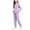 Light Purple, variant on WELOIJEVBE Girls Summer Outfits Sets Fashion Short Sleeve T-Shirts Top and Pants for Child Girls Size Girls Clothes 9-10 Years