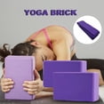 thumbnail image 1 of Happy Date Yoga Blocks, High Density EVA Foam Blocks to Support and Deepen Poses, Improve Strength and Aid Balance and Flexibility - Lightweight, Odor Resistant, 1 of 8