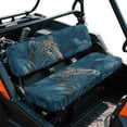 thumbnail image 2 of ZIATUBLES Leopard Jungle Print UTV Seat Covers 2 Pack, Waterproof Polyester Replacement Front Bench Seats Covers, Wear-Resistant UTV Outdoor Accessory Part for Kawasaki Mule, 2 of 8