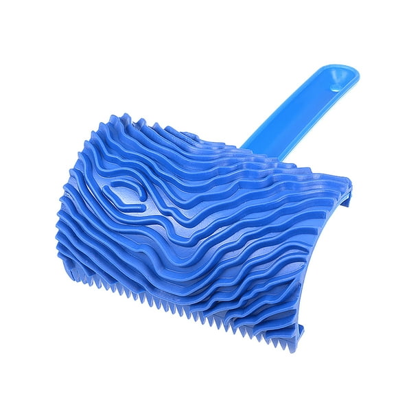 Wood Grain Tool with Handle 6" Rubber Grainer Pattern Stamp Wall