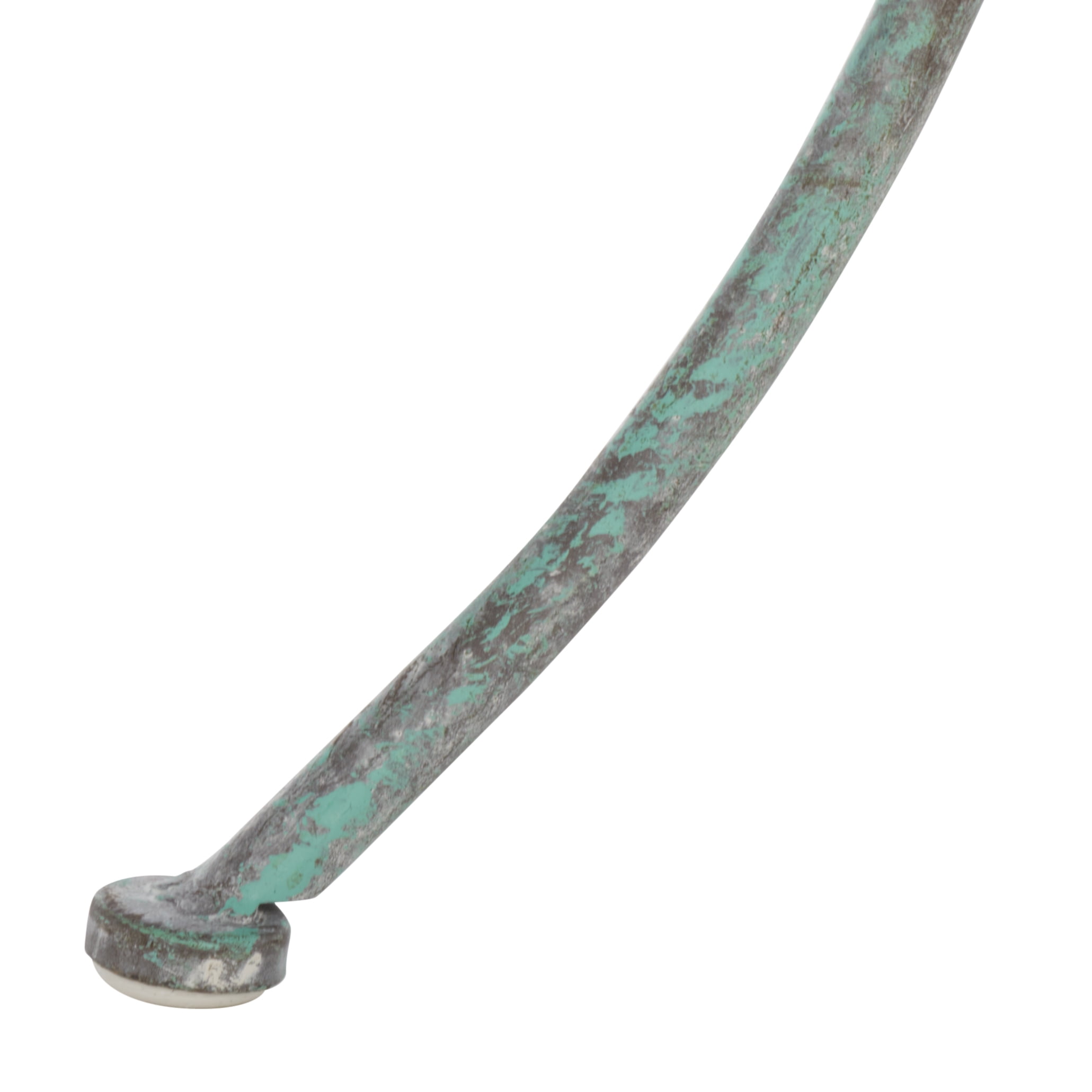 SAFAVIEH Kensi Solid Rustic Outdoor Patio Bird Bath, Antique Green