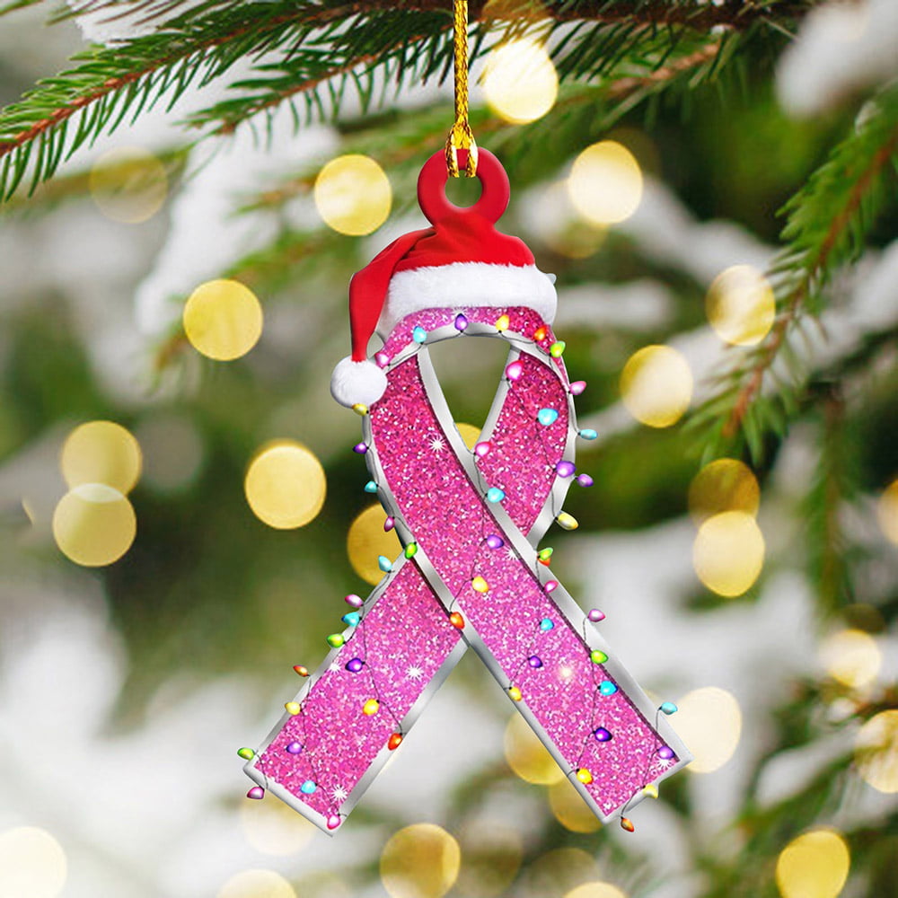 2PCS/Set Christmas Tree Decor Birds Exquisite Beaded Glitter Ornaments 