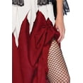 thumbnail image 6 of Leg Avenue Women's 3 Piece Buried Treasure Beauty Pirate Costume, Burgundy/Blue, Large, 6 of 7