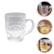 thumbnail image 2 of 4Pcs Beer Glasses Drinking Glasses Beer Mugs Transparent Water Cups For Bar, 2 of 2