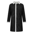 thumbnail image 1 of Awdenio Men's Winter Mid-length Suit-collar Double-breasted Fleece Composite Faux Suede Warm Jacket, 1 of 8