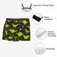 thumbnail image 3 of Balery Cute Cartoon Dinosaurs Green Silhouette Calzoncillos bóxer para hombre, ropa interior de algodón suave y transpirable con cinturilla de nailon-Medium, 3 of 5