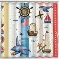 thumbnail image 1 of -Themed Shower Curtain with Vibrant Colors & Whimsical Design, 1 of 4