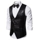 thumbnail image 1 of Chaqueta de chaleco informal con lentejuelas y personalidad a la moda de otoño e invierno para hombre Pompotops  oipoqjl14231, 1 of 4